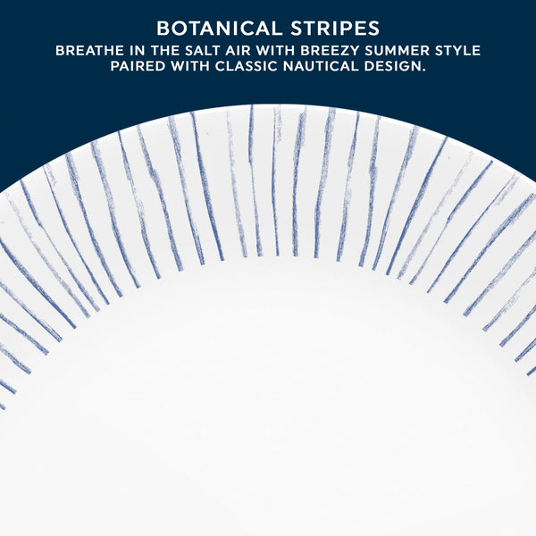 Corelle Corelle® Botanical Stripes 32-piece Dinnerware Set Service For 8
