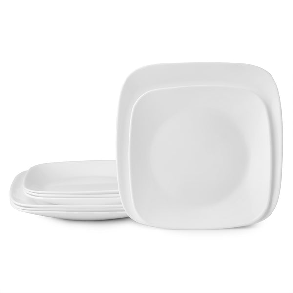 corelle Corelle® Boutique Vivid White 8-piece Dinnerware Set Service for 4