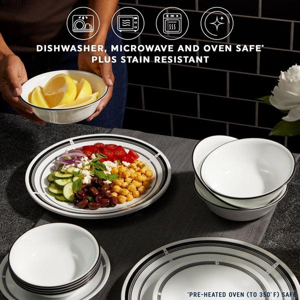 Corelle Corelle® Brasserie 18-piece Dinnerware Set Service For 6