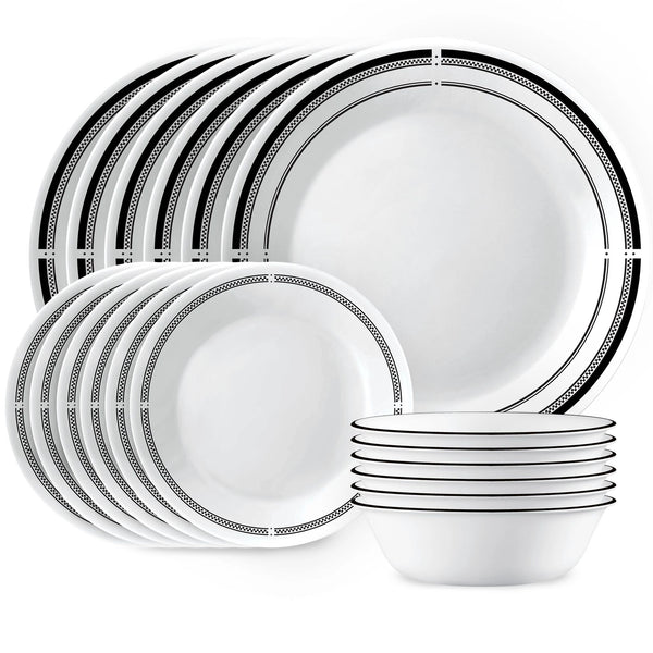 corelle Corelle® Brasserie 18-piece Dinnerware Set Service for 6
