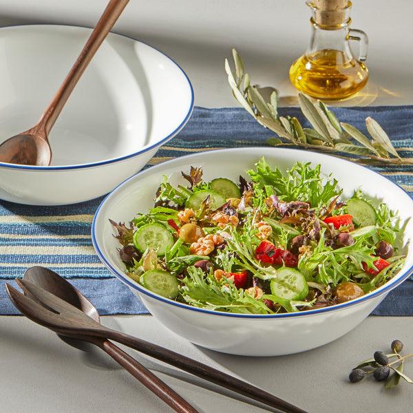 Corelle Corelle® Brilliant Blue Banded 2-quart Serving Bowls 2-pack