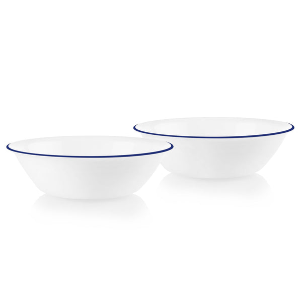 corelle Corelle® Brilliant Blue Banded 2-quart Serving Bowls 2-pack
