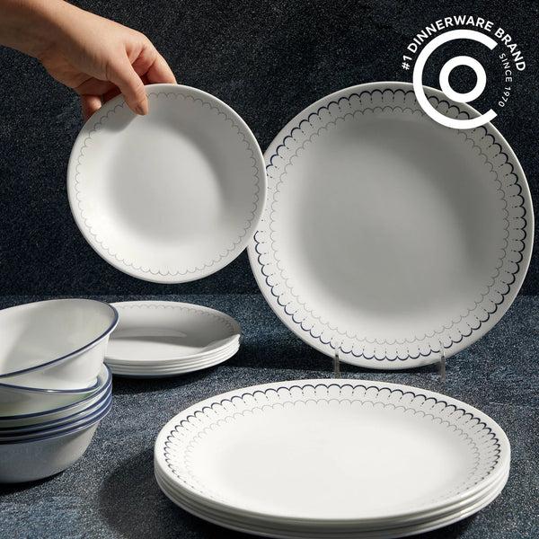 Corelle Corelle® Caspian Lace 18-piece Dinnerware Set Service For 6