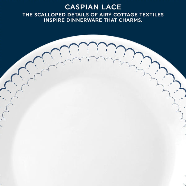 Corelle Corelle® Caspian Lace 18-piece Dinnerware Set Service For 6