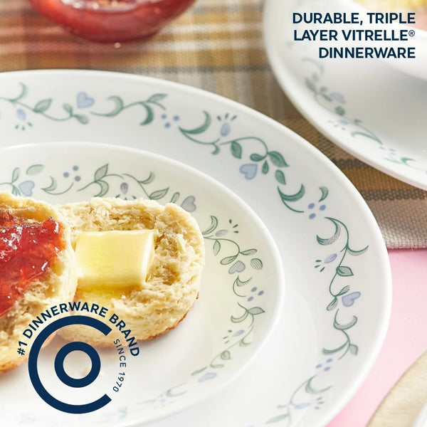 Corelle Corelle® Country Cottage 16-piece Mugless Dinnerware Set Service For 4