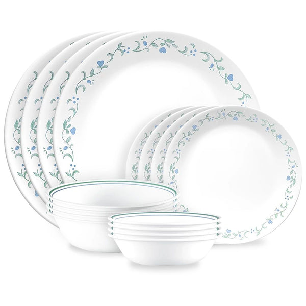 corelle Corelle® Country Cottage 16-piece Mugless Dinnerware Set Service for 4