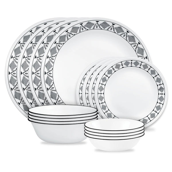 corelle Corelle® Cusco 16-piece Mugless Dinnerware Set Service for 4