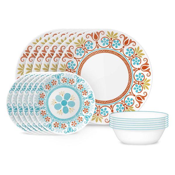 corelle Corelle® Global Collection Terracotta Dreams 18-piece Dinnerware Set Service for 6