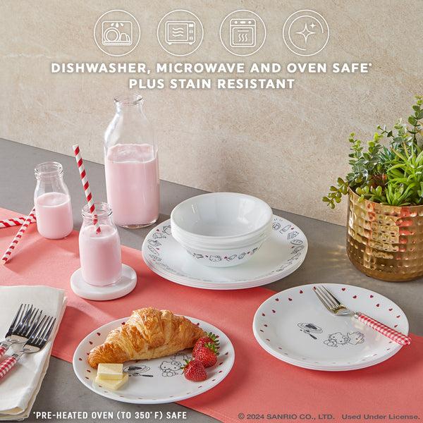 Corelle Corelle® Hello Kitty® Very Delicious 12-piece Dinnerware Set Service For 4