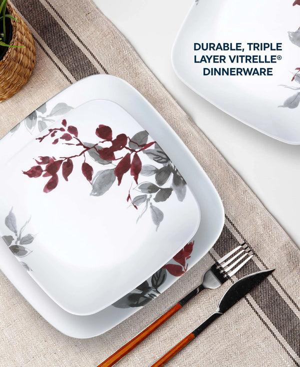 Corelle Corelle® Kyoto Leaves 16-piece Dinnerware Set Service For 4