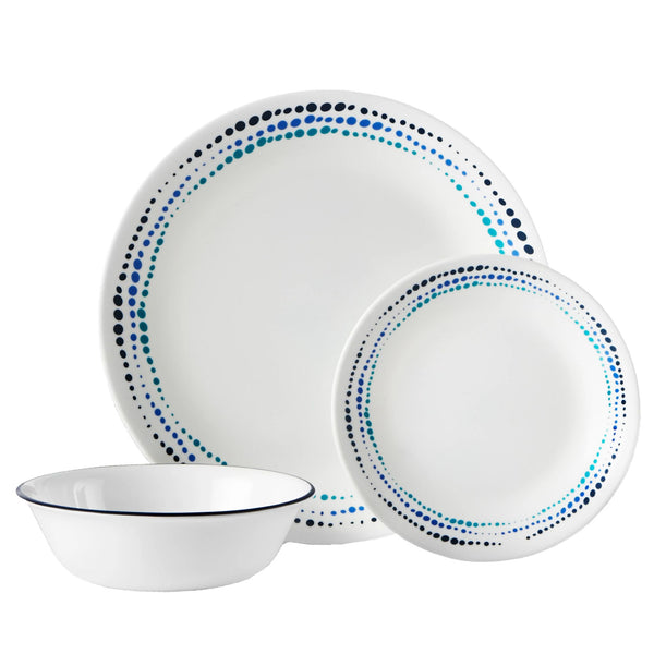 corelle Corelle® Ocean Blues 12-piece Dinnerware Set Service for 4