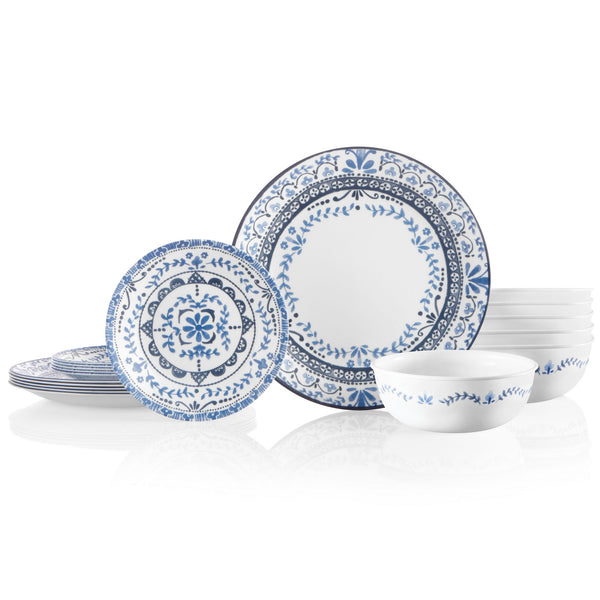 corelle Corelle® Portofino 18-piece Dinnerware Set Service for 6
