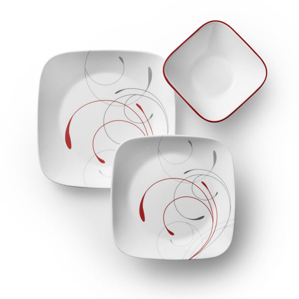 Corelle Corelle® Square Splendor 18-piece Dinnerware Set Service For 6