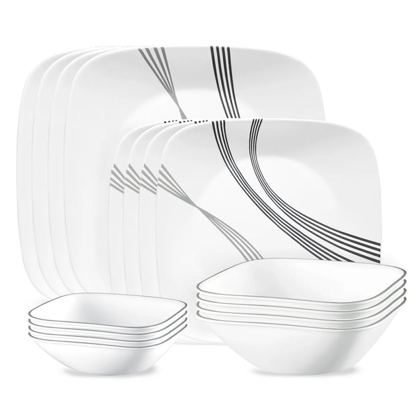 corelle Corelle® Urban Arc 16-piece Dinnerware Set Service for 4
