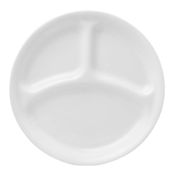 corelle Corelle® Winter Frost White 10.25" Divided Dinner Plate