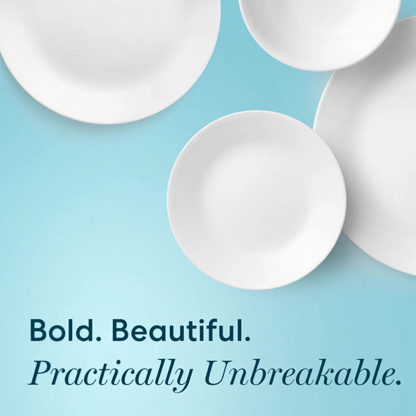 Corelle Corelle® Winter Frost White 12-piece Dinnerware Set Service For 4
