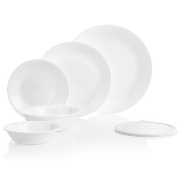 Corelle Corelle® Winter Frost White 66-piece Dinnerware Set Service For 12