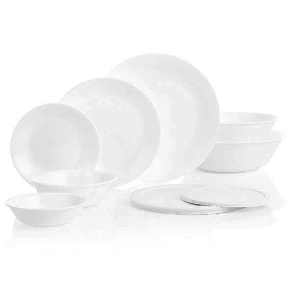 corelle Corelle® Winter Frost White 78-piece Dinnerware Set Service for 12