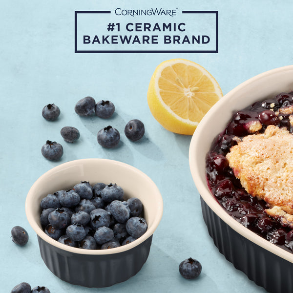Corelle CorningWare® French Colors 12-piece Oval Bakeware Set Navy