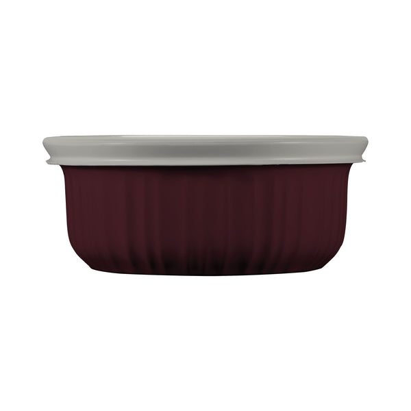 corelle CorningWare® French Colors 16-ounce Baking Dish with Lid Cabernet