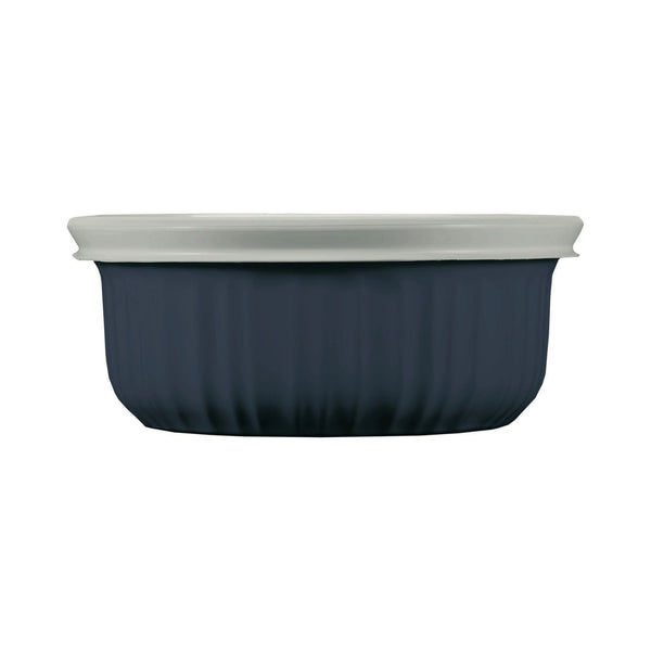 corelle CorningWare® French Colors 16-ounce Baking Dish with Lid Navy
