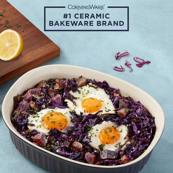 Corelle CorningWare® French Colors 2.5-quart Oval Baking Dish Navy