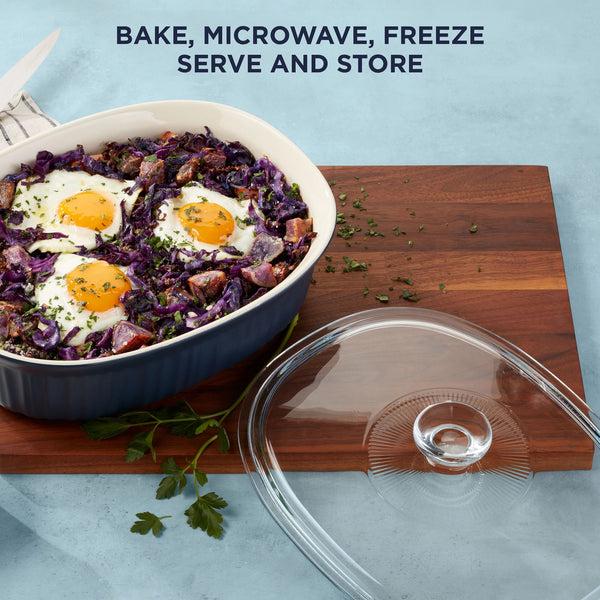 Corelle CorningWare® French Colors 2.5-quart Oval Baking Dish Navy