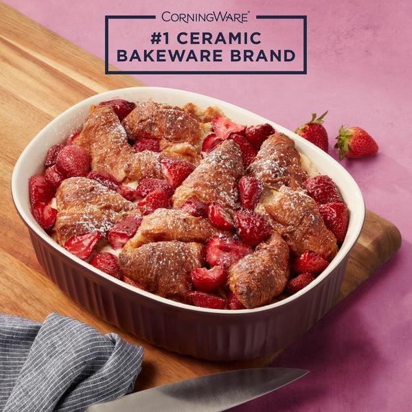 Corelle CorningWare® French Colors 2.5-quart Oval Baking Dish Cabernet