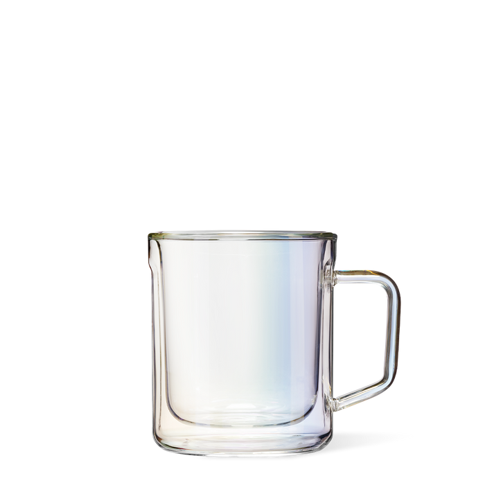 corkcicle Mug Glass Set (2) Glass Coffee Mugs