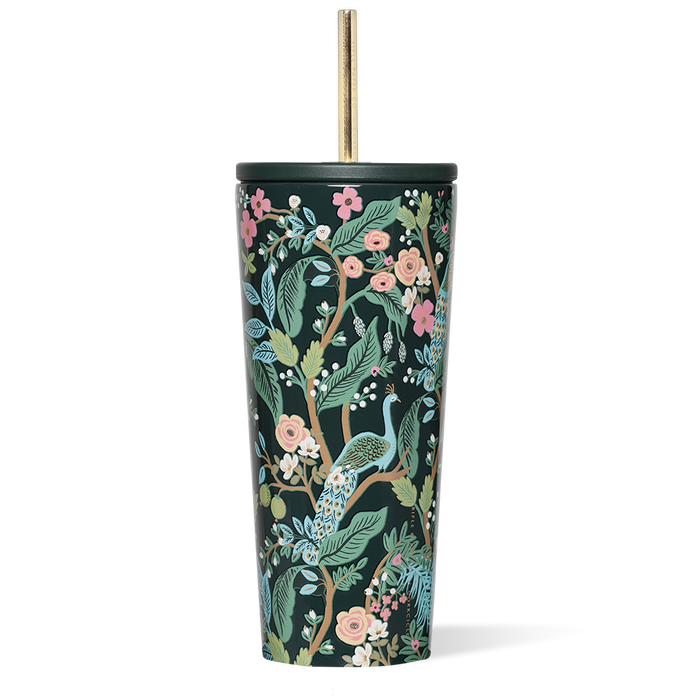 Corkcicle Rifle Paper Co. Cold Cup Insulated Tumbler With Straw