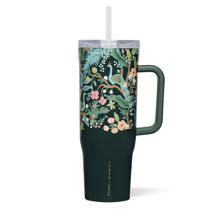 Corkcicle Rifle Paper Co. Cruiser Insulated Tumbler With Handle