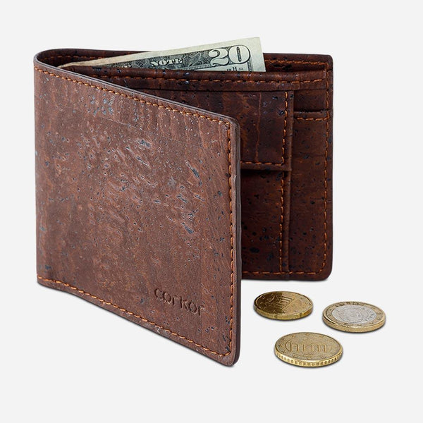 corkor Cork Wallet With Coin Pocket