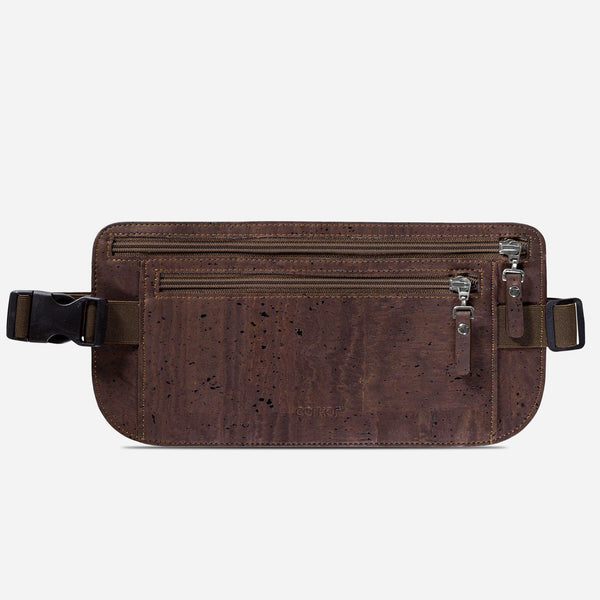 Corkor Travel Money Belt - Slim Passport Holder RFID