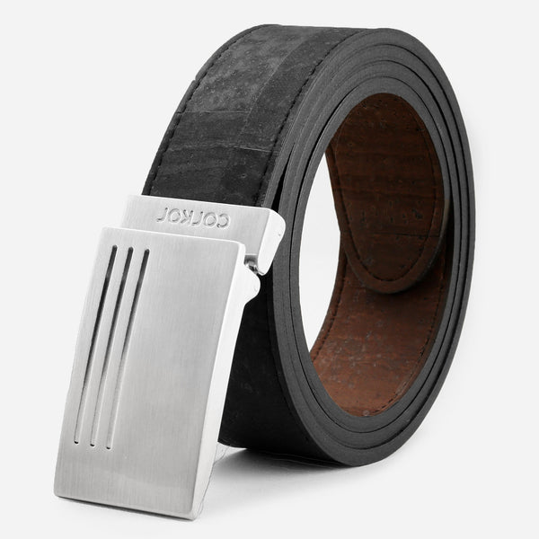 corkor Reversible Cork Belt with Plaque Buckle 35 mm (1 3/8")