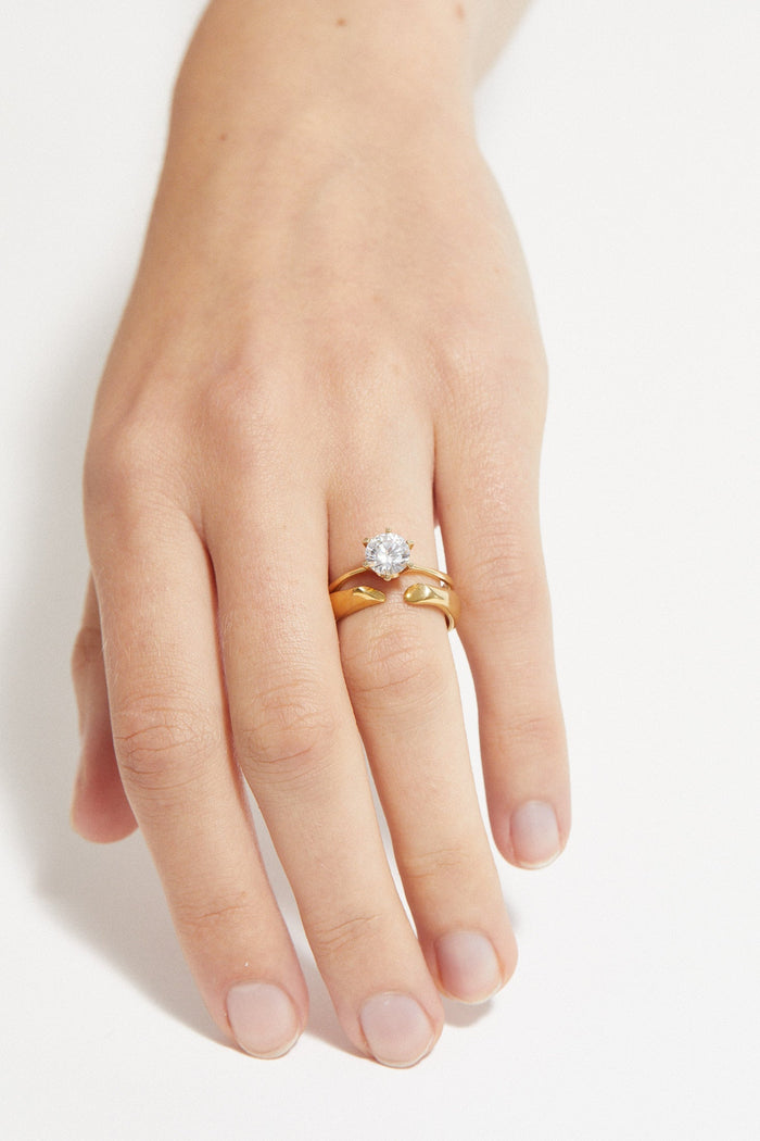 Cornelia Webb Brilliant Cut Solitaire Ring Maxi 0.7 - 0.9 Ct