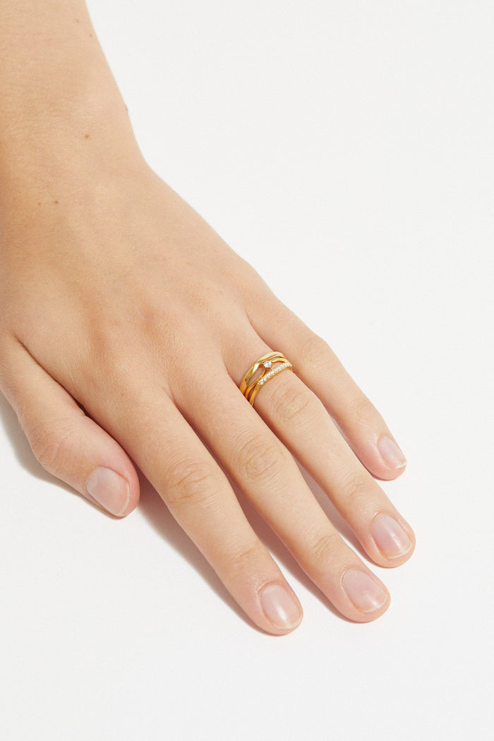 Cornelia Webb Brilliant Cut Solitaire Ring Mini 0.05 - 0.1 Ct