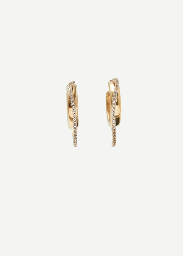 Cornelia Webb Distorted Double Hoop Earring Maxi