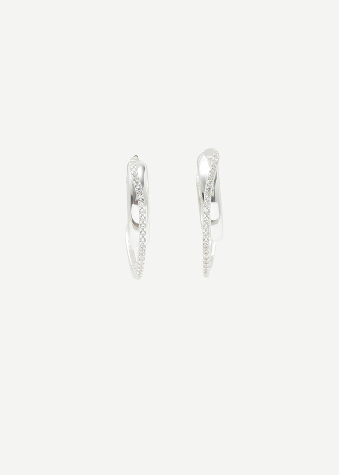 Cornelia Webb Distorted Double Hoop Earring Maxi
