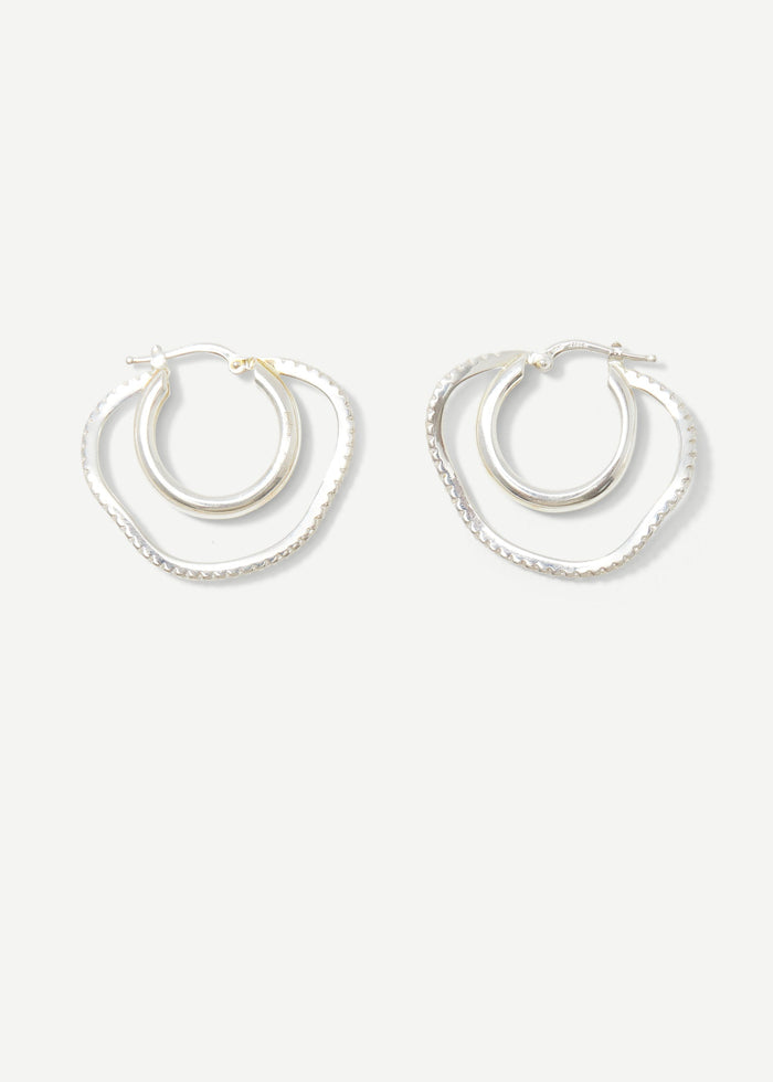 Cornelia Webb Distorted Double Hoop Earring Maxi