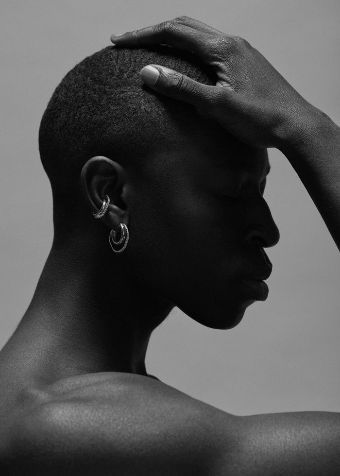 Cornelia Webb Distorted Double Hoop Earring Maxi