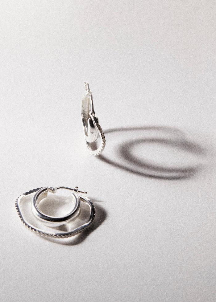 cornelia webb Distorted Double Hoop Earring Maxi