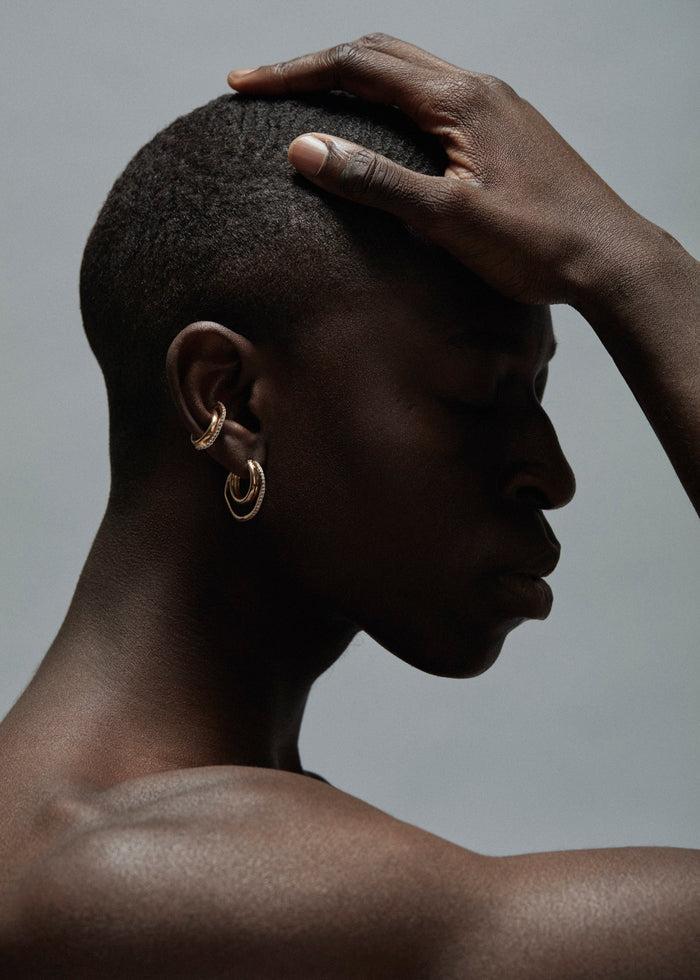 cornelia webb Distorted Double Hoop Earring Maxi