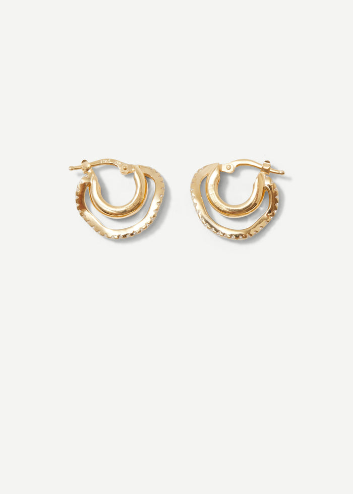 cornelia webb Distorted Double Hoop Earring Midi