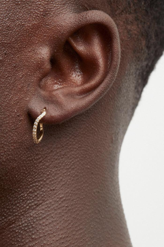 Cornelia Webb Distorted Hoop Earring Midi