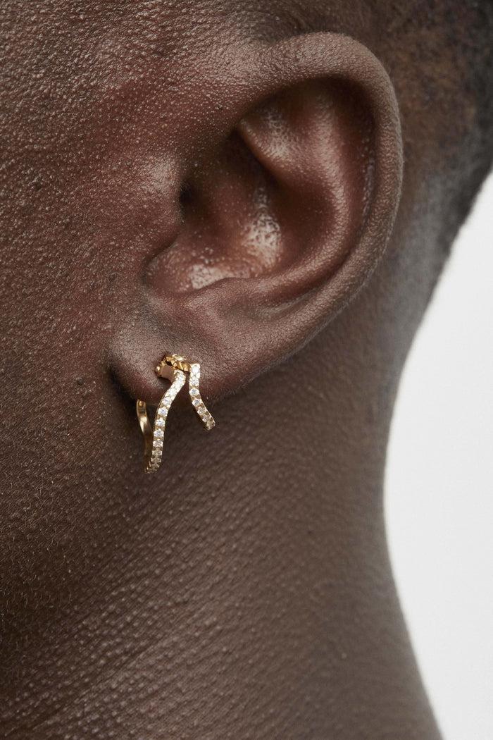 Cornelia Webb Distorted Hoop Earring Midi