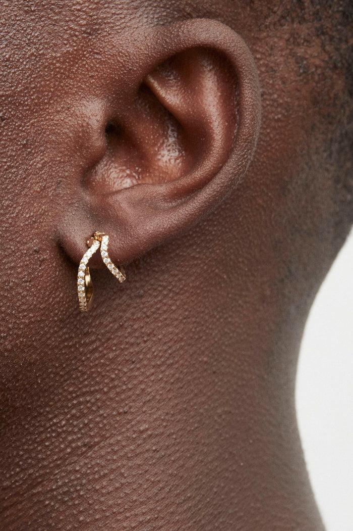 Cornelia Webb Distorted Hoop Earring Mini