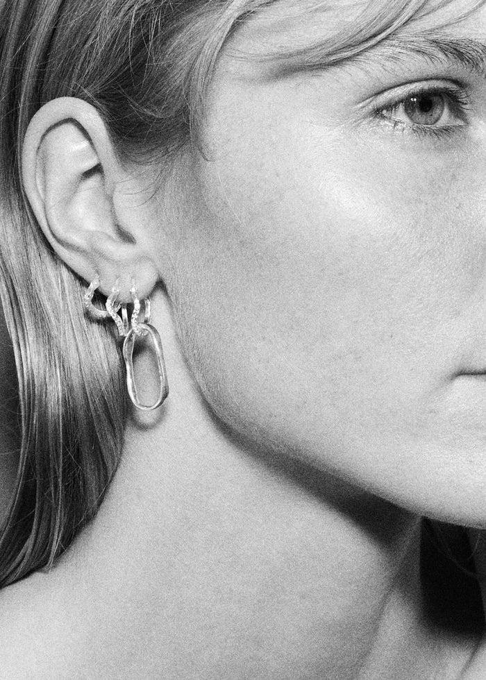 Cornelia Webb Distorted Hoop Earring Mini