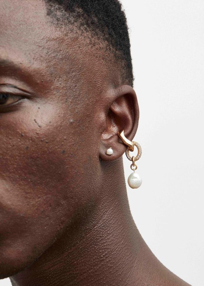 cornelia webb Folded Ear Cuff Maxi | Pearl