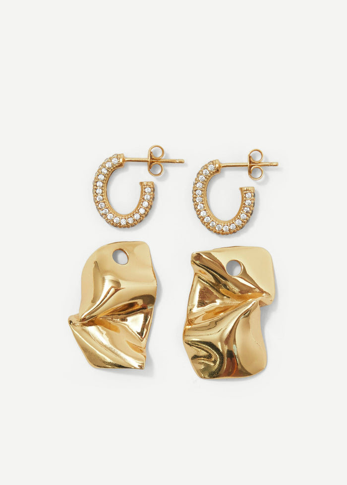 Cornelia Webb Folded Hoop Earring Maxi