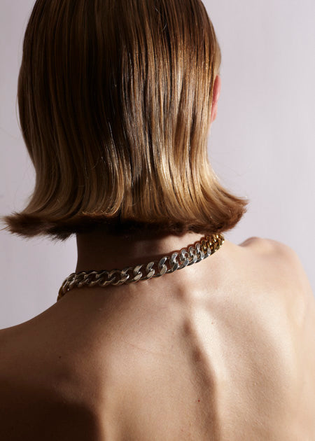 Cornelia Webb Molded Chain Necklace Maxi